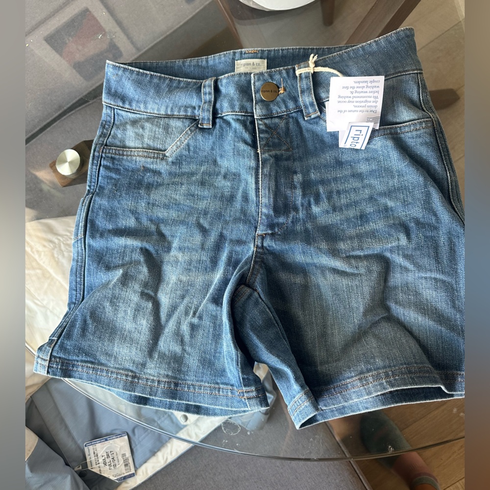 Denim Bike Shorts